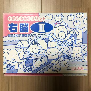 ☆ 七田式 小学生プリント 右脳 しちだ 【未使用】(語学/参考書)