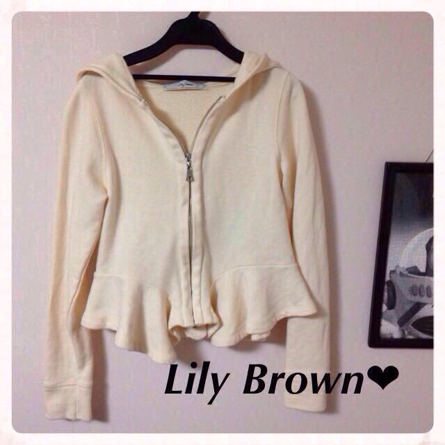 Lily Brown(リリーブラウン)のリリーブラウン♡ レディースのトップス(パーカー)の商品写真