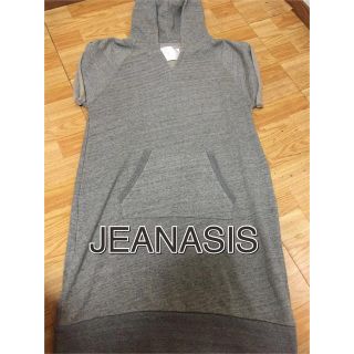 ジーナシス(JEANASIS)のJEANASISスウェットワンピース(ミニワンピース)