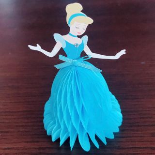 ディズニー(Disney)のシンデレラ紙のドレス 置物(置物)