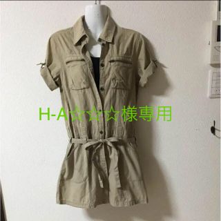 イッカ(ikka)のikka☆半袖ロングシャツ(シャツ/ブラウス(半袖/袖なし))