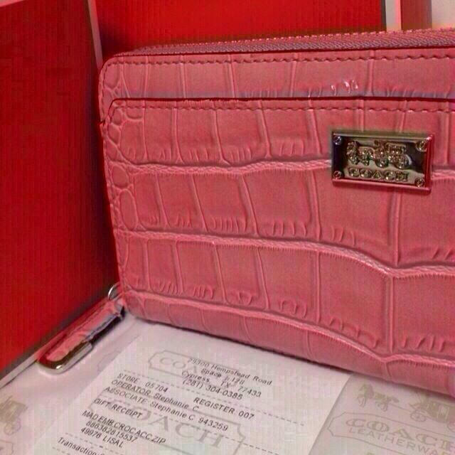 COACH(コーチ)の新品♡マディソン クロコダイル レディースのファッション小物(財布)の商品写真