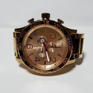 ニクソン(NIXON)のNIXON　ニクソン 51-30  ローズゴールド　腕時計(腕時計(アナログ))