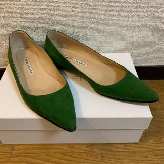 マノロブラニク(MANOLO BLAHNIK)のMANOLO BLAHNIK スゥェードパンプス(ハイヒール/パンプス)