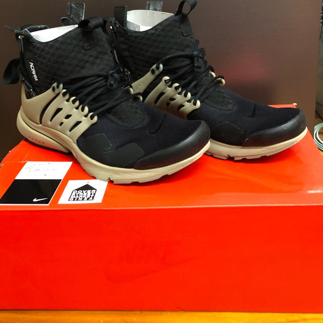 靴/シューズnike acronym presto mid アクロニウム  プレスト