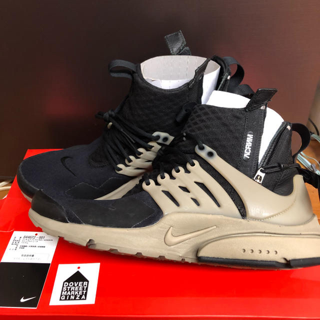 靴/シューズnike acronym presto mid アクロニウム  プレスト