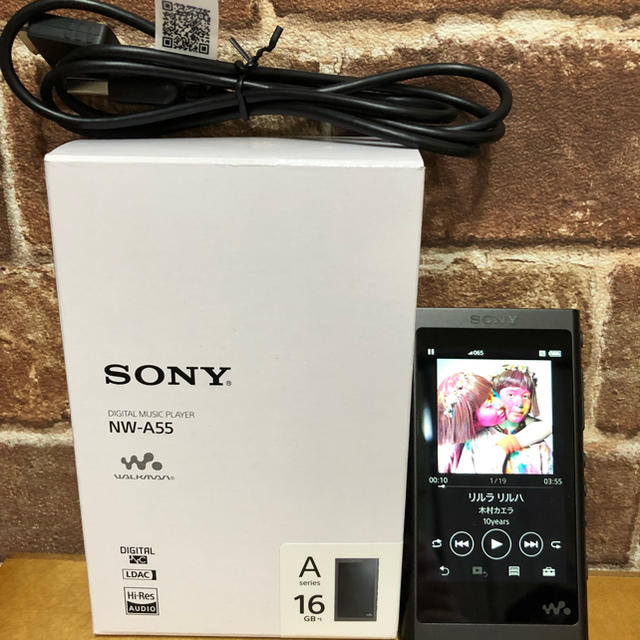 SONY WALKMAN A55 グレイッシュブラック 16GB