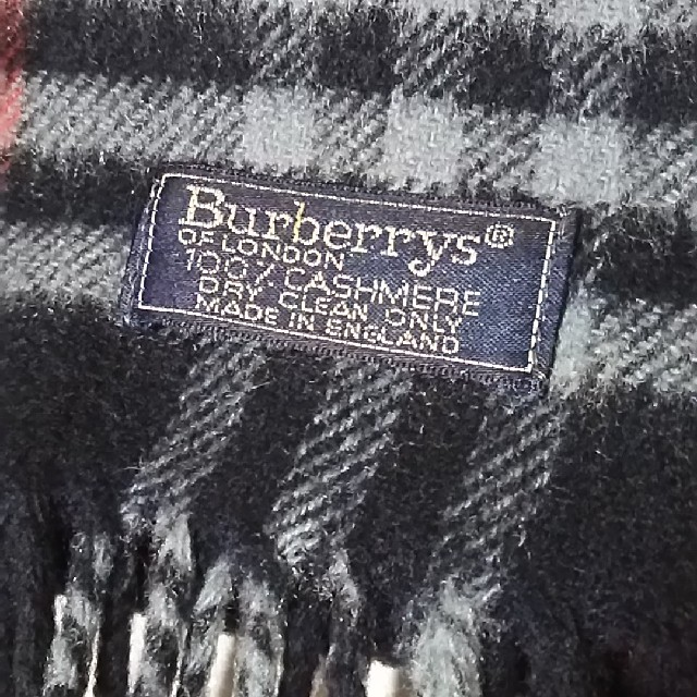 BURBERRY(バーバリー)の
最高級カシミヤ100%!希少ノバチェック柄黒!バーバリーロンドンマフラー
 メンズのファッション小物(マフラー)の商品写真