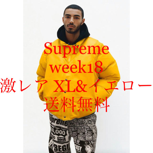 【値下】激レアXL Supreme/Schott コラボダウンジャケット