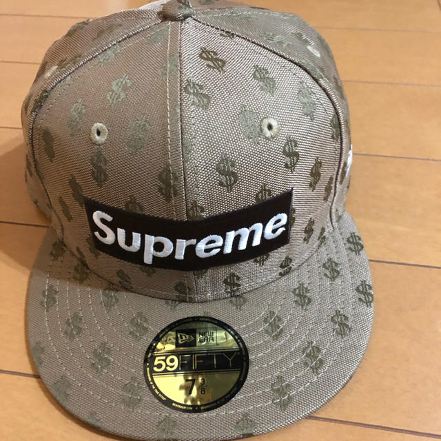 supreme new era モノグラム 7 3/8