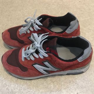 ニューバランス(New Balance)のニューバランス M1400 レッド(スニーカー)