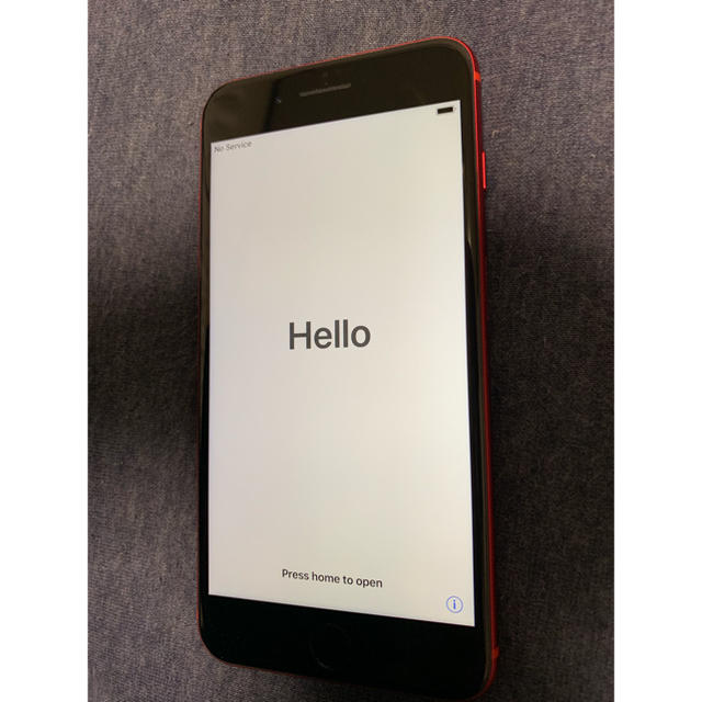 スマートフォン本体iPhone 8plus 256GB RED docomo SIMフリー対応可