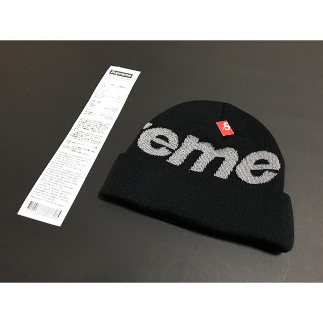 Supreme Big Logo Beanie シュプリーム ビーニー 黒