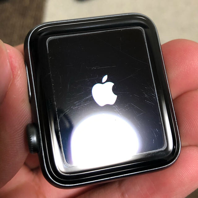 Apple Watch(アップルウォッチ)のApple Watch series3 スペースグレイ 42mm GPSモデル メンズの時計(腕時計(デジタル))の商品写真