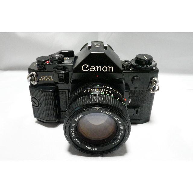 Canon(キヤノン)のCanon キャノン A-1 + NEW FD 50mm f1.4  スマホ/家電/カメラのカメラ(フィルムカメラ)の商品写真