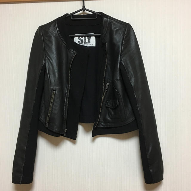 SLY(スライ)のSLY♡レザージャケット ライダース♡ レディースのジャケット/アウター(ライダースジャケット)の商品写真