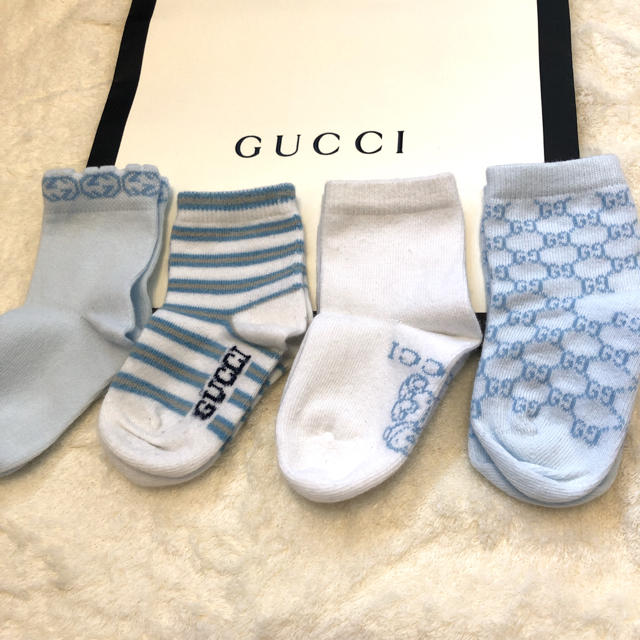 Gucci(グッチ)のGUCCI♡ベビーソックス 靴下♡セット キッズ/ベビー/マタニティのこども用ファッション小物(靴下/タイツ)の商品写真