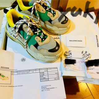 バレンシアガ(Balenciaga)のbalenciaga triple s バレンシアガ 確実正規  イタリア製(スニーカー)