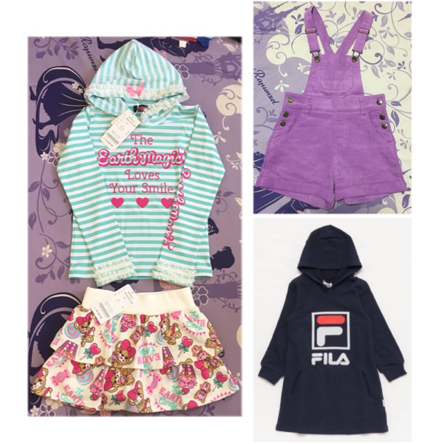 EARTHMAGIC(アースマジック)の130cm・140cm キッズ/ベビー/マタニティのキッズ服女の子用(90cm~)(スカート)の商品写真