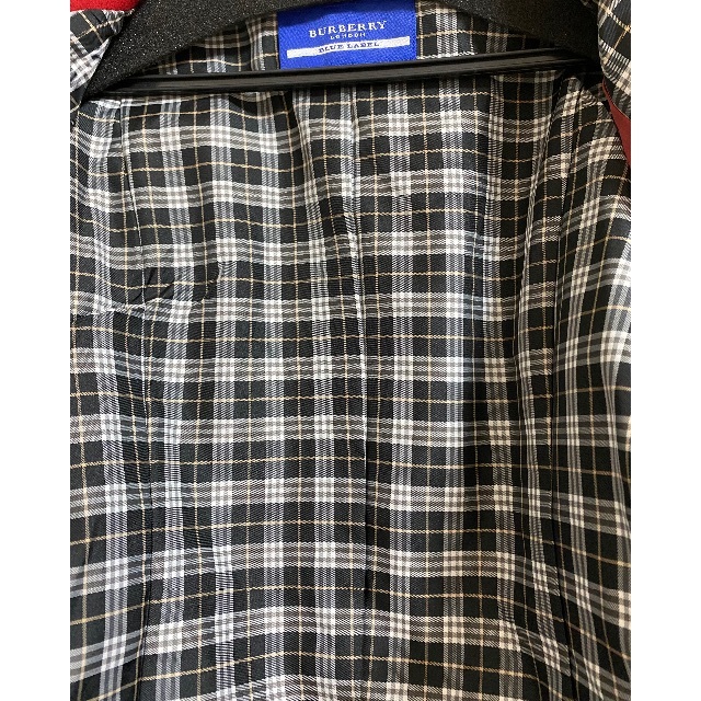 BURBERRY BLUE LABEL(バーバリーブルーレーベル)のバーバリーブルーレーベルPコートボルドーレッド38 レディースのジャケット/アウター(ピーコート)の商品写真