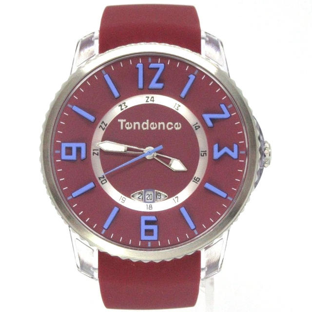 Tendence(テンデンス)のテンデンス TG131001 スリムポップ ワインレッド  ユニセックス 腕時計 レディースのファッション小物(腕時計)の商品写真