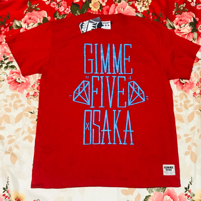 GIMME5(ギミファイブ)の★Gimme Five★ギミーファイブ★赤S★Tシャツ★レゲエ★REGGAE レディースのトップス(Tシャツ(半袖/袖なし))の商品写真