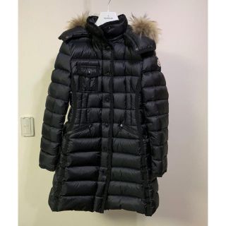 モンクレール(MONCLER)の16-17AWモンクレールロングダウンコート国内正規美品エルミファーエルミンヌ0(ダウンコート)