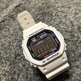 ジーショック(G-SHOCK)の【G-SHOCK  タフソーラー 電波 防水】白(腕時計(デジタル))