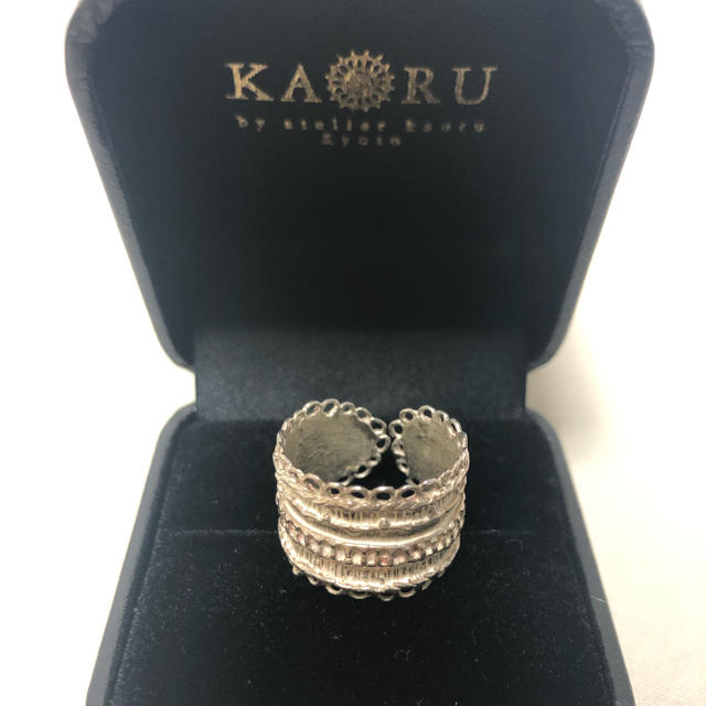 KAORU - KAORU アトリエカオル レース リング シルバー フリーサイズの