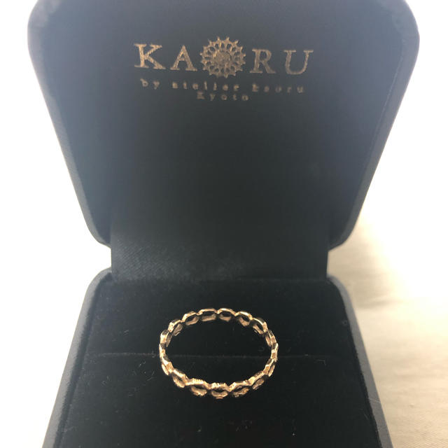 KAORU(カオル)のKAORU アトリエカオル スパングル リング K10 ピンクゴールド 11号 レディースのアクセサリー(リング(指輪))の商品写真