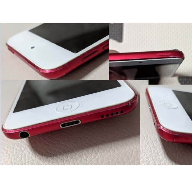 Apple(アップル)のiPod touch 32GB RED MD749J/A (第5世代) スマホ/家電/カメラのオーディオ機器(ポータブルプレーヤー)の商品写真