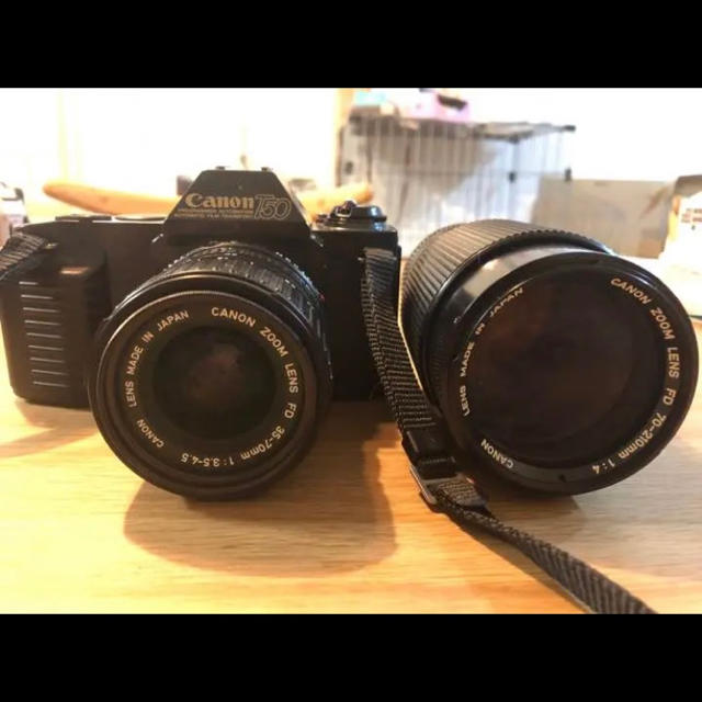 Canon(キヤノン)のCanon T50 FD35-70  70-210 スマホ/家電/カメラのカメラ(フィルムカメラ)の商品写真