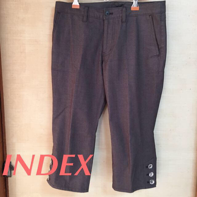 INDEX(インデックス)のINDEX SPB pants M 美品 レディースのパンツ(カジュアルパンツ)の商品写真