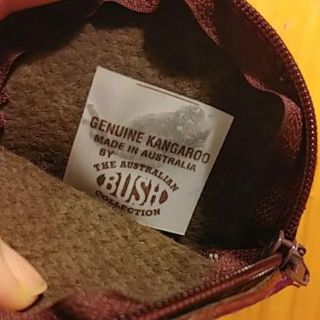 Bush☆ブランド☆カンガルー本革☆コインケース☆オーストラリアの通販