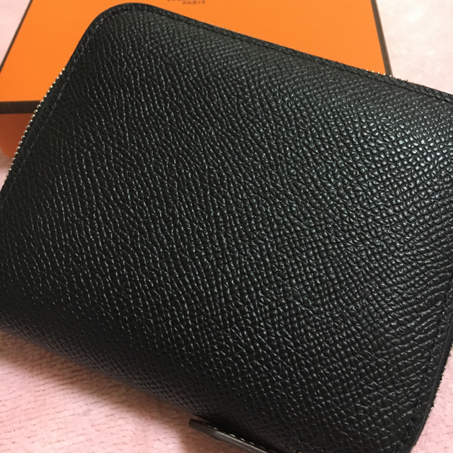 【美品】598 HERMES エルメス アザップ シルクイン 長財布