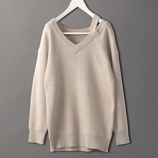 最終価格＜6(ROKU)＞V NECK KNIT PULLOVER/ニット