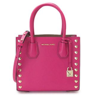 マイケルコース(Michael Kors)の♡マイケルコース♡ ハートスタッズ2WAYハンドバッグ ウルトラピンク(ショルダーバッグ)