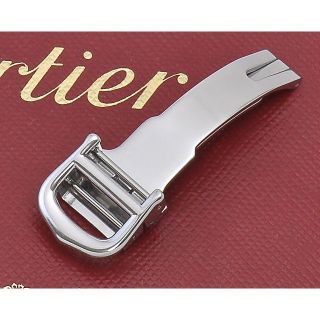 カルティエ(Cartier)の本物カルティエ CartierディプロイメントバックルSS 12mm 極上美品(腕時計)