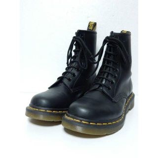 ドクターマーチン(Dr.Martens)の極上美品！【定価￥25920】ドクターマーチンUK4ブラック8ホール黒レディース(ブーツ)