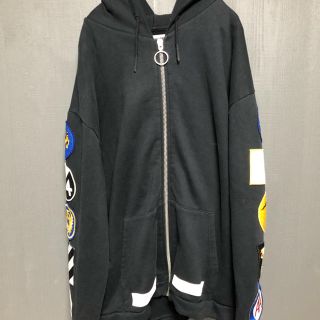 オフホワイト(OFF-WHITE)のOff-White パッチワーク パーカー(パーカー)