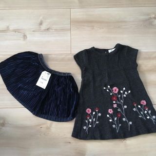 ザラキッズ(ZARA KIDS)のワンピース、スカート 110(ワンピース)