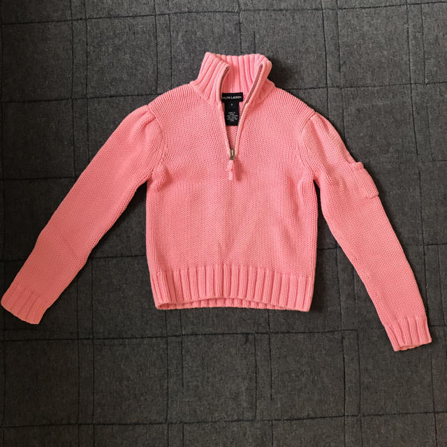 Ralph Lauren(ラルフローレン)のラルフローレン、コットンニット キッズ/ベビー/マタニティのキッズ服女の子用(90cm~)(ニット)の商品写真