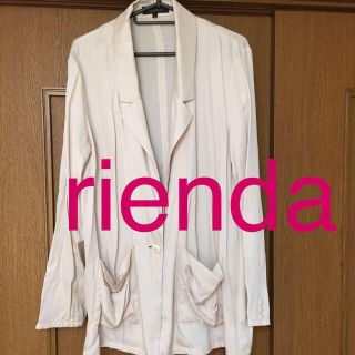 リエンダ(rienda)のrienda 春ジャケット(テーラードジャケット)