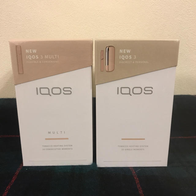 IQOS3 &IQOS3 multi ゴールドセット 新品未開封解除済み