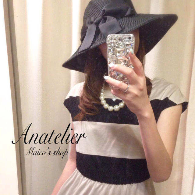 anatelier(アナトリエ)のタグ付♡anatelierボーダーワンピ レディースのワンピース(ひざ丈ワンピース)の商品写真