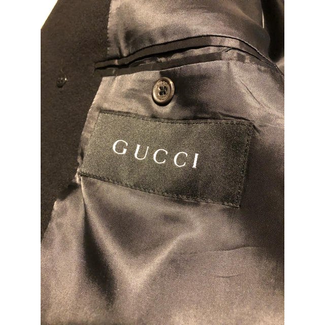 Gucci(グッチ)のグッチ GUCCI チェスターコート メンズ  44 美品 メンズのジャケット/アウター(チェスターコート)の商品写真