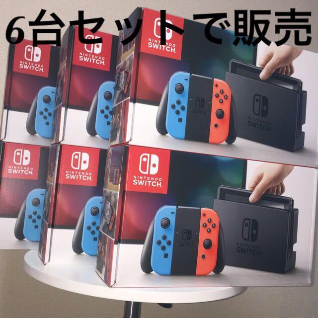 6台 nintendo switch ネオン 本体 新品