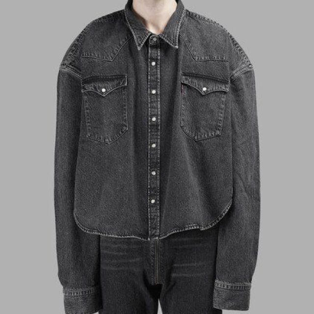 ☆新春福袋2022☆ X VETEMENTS - Balenciaga Levi's shirt denim