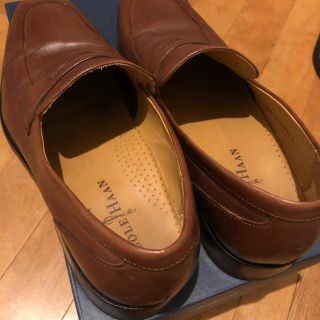 コールハーン(Cole Haan)のかっちん様専用 コールハーン 本革靴 ブラウン 新品同様 9.5 27c(スリッポン/モカシン)