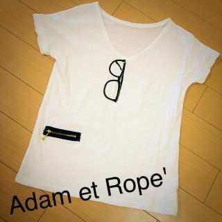 アダムエロぺ(Adam et Rope')の☆アダムエロペ☆スパンコールサングラス(Tシャツ(半袖/袖なし))